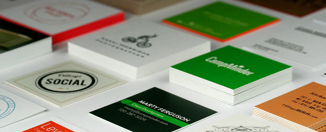 square business cards, thick square business cards