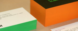painted edge business card