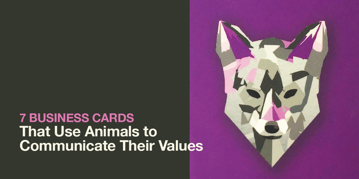 7 Business Cards That Use Animals to Communicate Their Values