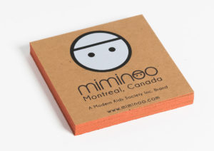 white ink, kraft business card, eco business card