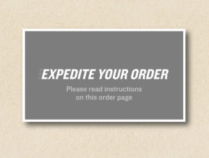 expedite order